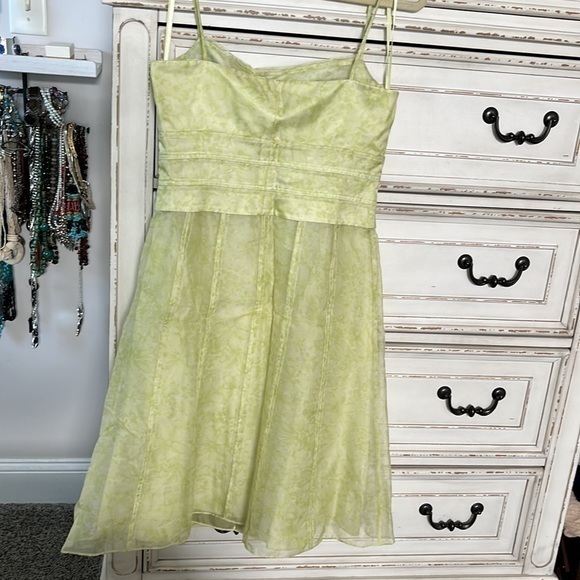 Ann Taylor Pastel Green Silk Spaghetti Strap Dress‎ Size 8 NWT - Picture 5 of 8
